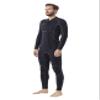 Hevto Men Wetsuit 3/2mm Neoprene Front Zip Full Wet Suit in Cold Water for Surfing Swimming SUP Snorkeling Diving (M2-Black, LT) view 1