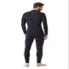 Hevto Men Wetsuit 3/2mm Neoprene Front Zip Full Wet Suit in Cold Water for Surfing Swimming SUP Snorkeling Diving (M2-Black, LT) view 3
