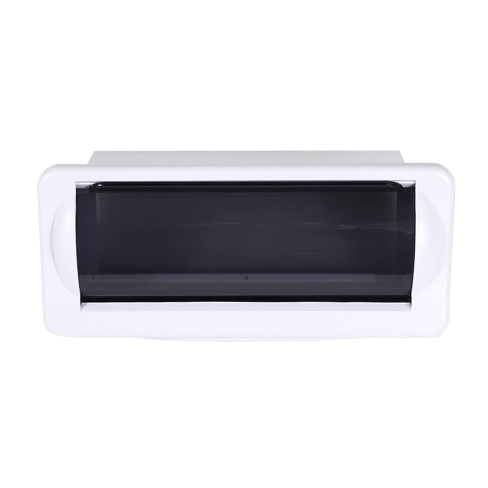 GRABLOOM Flip-up White Water-Resistant Marine Radio Cover/Radio Splash Guard Boats Radio Protector