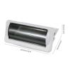 GRABLOOM Flip-up White Water-Resistant Marine Radio Cover/Radio Splash Guard Boats Radio Protector view 3