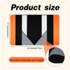 Gemscream Baseball Extended Training Home Plate Oversized Sports Baseball Home Plate for Pitching and Hitting Practice (Orange, Black, White) view 2