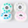 ZYANLING Inline Skate Wheels Outdoor/Indoor Light Up 72mm 76mm 80mm LED Light Up Wheels Without Bearings Sliding Sport 8 Pack 90A, Pink view 4