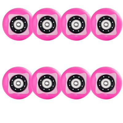 ZYANLING Inline Skate Wheels Outdoor/Indoor 83A Inline Roller Skate Wheels 62mm 64mm 68mm 70mm 72mm 76mm 80mm with Bearings Street Skating Wheel Wear-Resistant