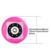 ZYANLING Inline Skate Wheels Outdoor/Indoor 83A Inline Roller Skate Wheels 62mm 64mm 68mm 70mm 72mm 76mm 80mm with Bearings Street Skating Wheel Wear-Resistant view 2