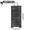 JUXYES Wall Hanging Martial Arts Belts Organizer for 12 Belts, Portable Karate Belt Display Holder with Medals Hanging Stick, Lightweight Taekwondo Belt Organizer for Martial Arts Learners view 2