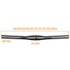 FukkeR Mountain Bikes Flat Handlebar Carbon Fiber Bar 31.8mm Width 580/600/620/640/660/680/700/720/740/760mm Road Bikes Handlebars Bicycles Bars for BMX DH XC AM FR (Color : Blue, Size : 740mm) view 2