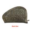 American West Hand Tooled Handcrafted 100% Genuine Leather Padded Gun Case for Men and Women Annie's Secret Collection Western (Distressed Charcoal Brown) view 4