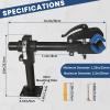 DUPDMKIN Foldable Bicycle Repair Stand - Adjustable Blue Mount for Road and Mountain Bikes - Workstand for Home Garage or Workshop view 2