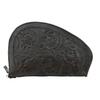 American West Hand Tooled Handcrafted 100% Genuine Leather Padded Gun Case for Men and Women | Annie's Secret Collection | Western (Chocolate Brown) view 1