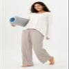 ODODOS Women's Modal Soft Long Sleeve Tee with Thumb Hole Athletic Gym Workout Tops Yoga Shirts, White, X-Small view 4