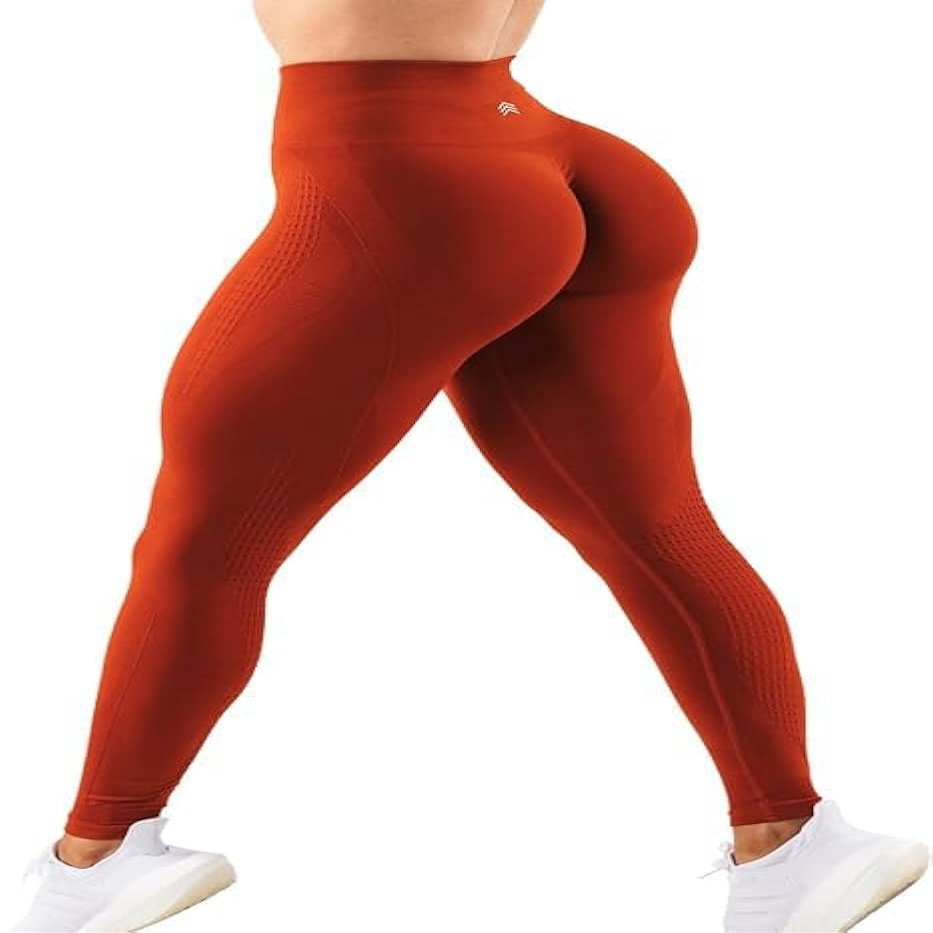 TRYTO Form Collection Amplify Contour Legging Women's Seamless Scrunch Legging Workout Amplify V2 Leggings Times Square, X-Large