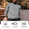 Men's UPF 50+ Long Sleeve Tee Shirts UV Sun Protection Quick Dry Tee Shirt Swim Athletic Running Workout Gray view 4