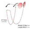 kkjoy Drip Oil Butterfly Glasses Chains Stainless Steel Glasses Holder Strap Sunglasses Chain Lanyards Eyeglass Chain Retainer Cord for Women Girls view 3