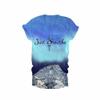 MOGUI Breathe Lotus Shirt Breathe Lotus Tshirt Just Breathe T Shirts for Women Plus Short Sleeve Inspirational Gift Ocean, Large view 1
