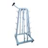 EliteBloom Dumbbell Rack Weight Rack, Tower Shape Dumbbell Rack With Wheels High-Grade Steel 10 Dumbbell Storage Rack Multifunction, Suitable For Home Exercise view 1