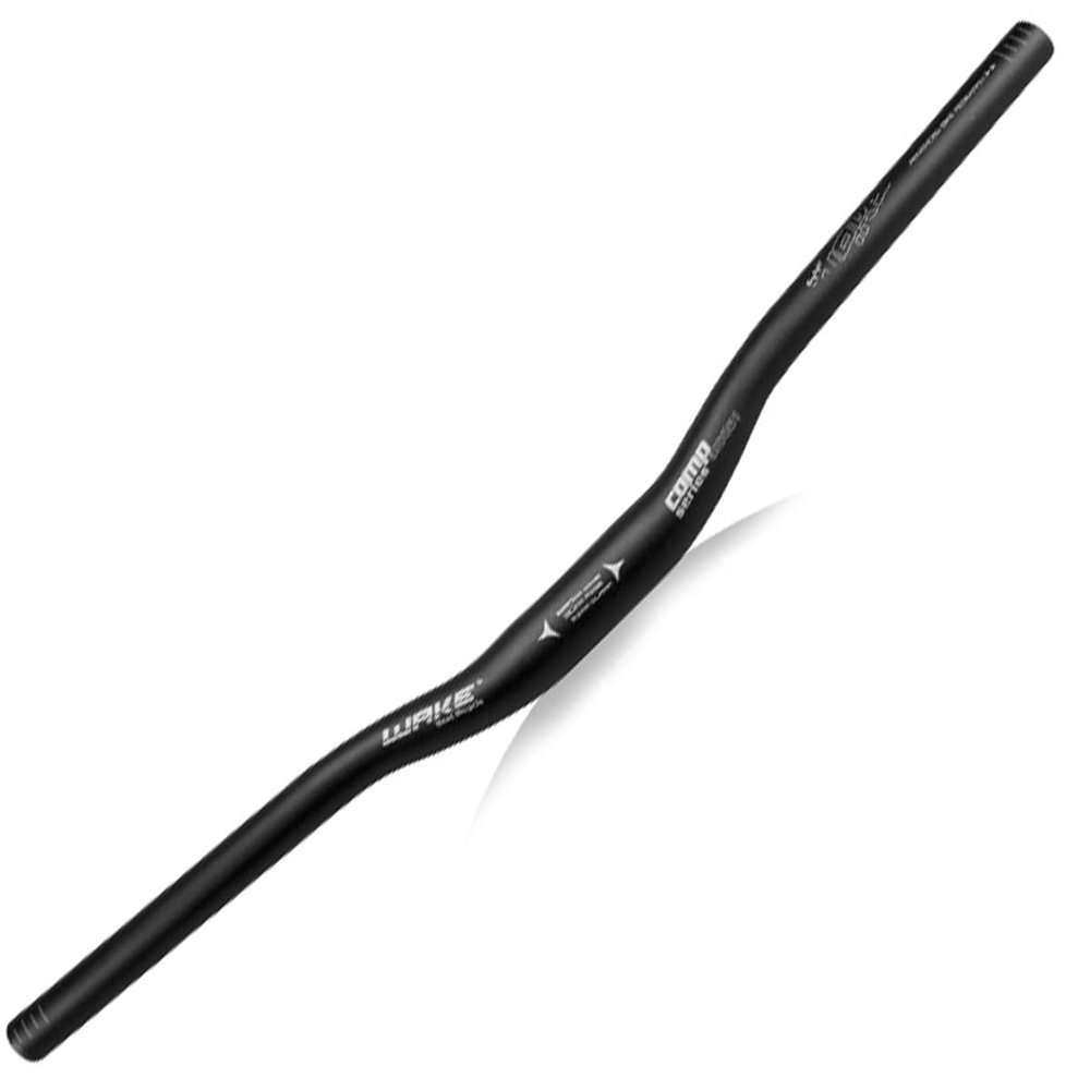 FukkeR Bikes Riser Handlebar 31.8mm Length 620mm Aluminum Alloy Mountain Bikes Bicycles Bars Handlebars Rise 20mm for Downhill Cycling Racing