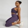 ODODOS Women's High Waisted Yoga Capris with Pockets,Tummy Control Non See Through Workout Sports Running Capri Leggings, Dark Purple, XX-Large view 2