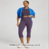 ODODOS Women's High Waisted Yoga Capris with Pockets,Tummy Control Non See Through Workout Sports Running Capri Leggings, Dark Purple, XX-Large view 4