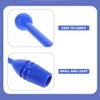 Toddmomy Rhythmic Gymnastics Stick: 2Pcs 35cm Blue Plastic Dance Fitness Training Equipment for Kids Adults Rhythmic Gymnastics Clubs Workout view 2
