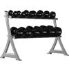 EliteBloom Fitness Dumbbell Rack 2 Tier Dumbbell Rack Stand Only Metal Steel Home Workout Dumbbell Weight Rack Storage Stand Weight Rack for Dumbbells Dumbbell Holder view 4