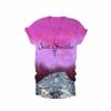 MOGUI Just Breathe Symbol Shirt Just Breathe Lotus Shirt Fun Tshirts for Women Short Sleeve Inspirational Gift Lavender, Medium view 1