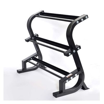 EliteBloom Fitness Dumbbell Rack Large Steel Dumbbells Rack 3 Tier Dumbbell Holder Fitness Home Storage Dumbbell Stand Sport Exercise Accessories Dumbbell Holder
