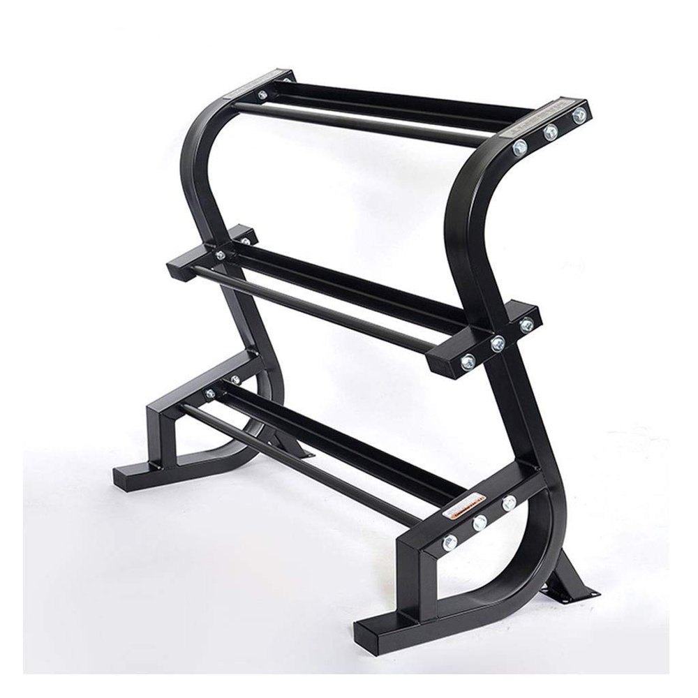 EliteBloom Fitness Dumbbell Rack Large Steel Dumbbells Rack 3 Tier Dumbbell Holder Fitness Home Storage Dumbbell Stand Sport Exercise Accessories Dumbbell Holder