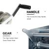 Boat Trailer Winch StrapBoat Winch Strap with Hook3500 Lbs Hand Crank Winch with 33 Ft Polyester Strap, Crank Trailer Winch with Heavy Duty Hook for Boat Trailer Towing RV ATV Truck (Size : 2000 lb view 4