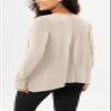 ODODOS Women's Modal Soft Long Sleeve Tee with Thumb Hole Athletic Gym Workout Tops Yoga Shirts, Abalone, X-Small view 3