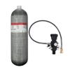 TUXING 4.7L 4500psi Carbon Fiber Air TankEmpty Bottle Paintball Filling Station with Two Pressure Gauges Up to with 24 Inch High Pressure Hose M18*1.5 view 1