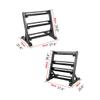 EliteBloom Fitness Dumbbell Rack 3/4 Tierdumbbell Rack Stand Only Dumbbell Storage Display Rack For Fitness Equipment Storage Weight Rack For Dumbbells Dumbbell Holder view 2