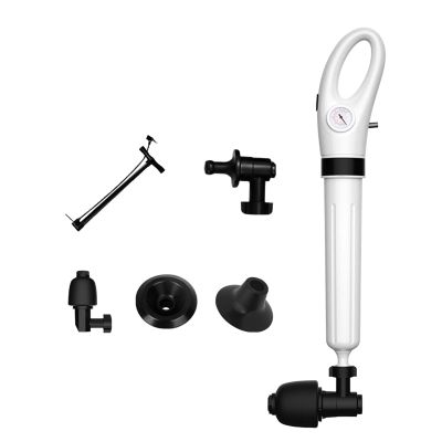 ADSFASF High Pressure Toilet Plunger Kit Plumbing Tools, Air Toilet Unclogger Sewer Dredge Tools Air Drain Blaster Kit for Hotel Shower Home Bathtub, 6Pcs/259