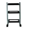 EliteBloom 3 Tier Dumbbell Rack, Heavy Duty Steel Weight Rack Stand For Dumbbells, Home Organizer Dumbbell Holder, Holds 3 Pairs Of Dumbbells view 2
