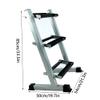 EliteBloom 3 Tier Dumbbell Rack, Heavy Duty Steel Weight Rack Stand For Dumbbells, Home Organizer Dumbbell Holder, Holds 3 Pairs Of Dumbbells view 3