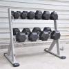 EliteBloom Dumbbell Rack/Home Commercial Fitness Equipment Storage Rack/Fixed Dumbbell Display Rack,Black view 4