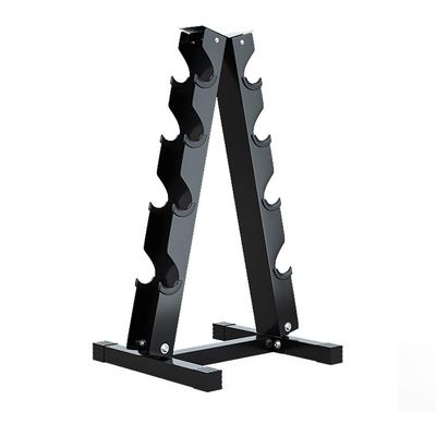 EliteBloom Fitness Dumbbell Rack 4 Tier Dumbbell Rack Stand Only Barbell A-Frame Dumbbell Rack Multiple Weights Space-Saving Weight Rack for Dumbbells Dumbbell Holder