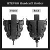 Molle Handcuff Pouch, Cuff Case for Duty Belt, Fit Handcuff Holder for Duty Belt and Handcuffs Holster view 4