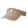 Ice Hockey Art Print Denim Sun Visor Cap Versatile Unisex Design,for Outdoor Activities and Daily Wear view 2
