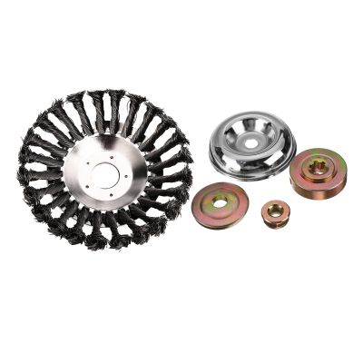 ADSFASF Grass Weeds Brush Cutting Head, Head, Wire Wheel Brush Disc Head, 10 inches/973