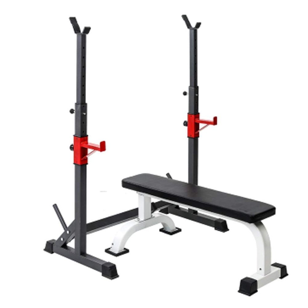 EliteBloom Squat Rack Barbell Rack Adjustable Barbell Rack Dumbbell Rack For Weightlifting Bed Home Fitness Equipment Rack Dumbbell Bench