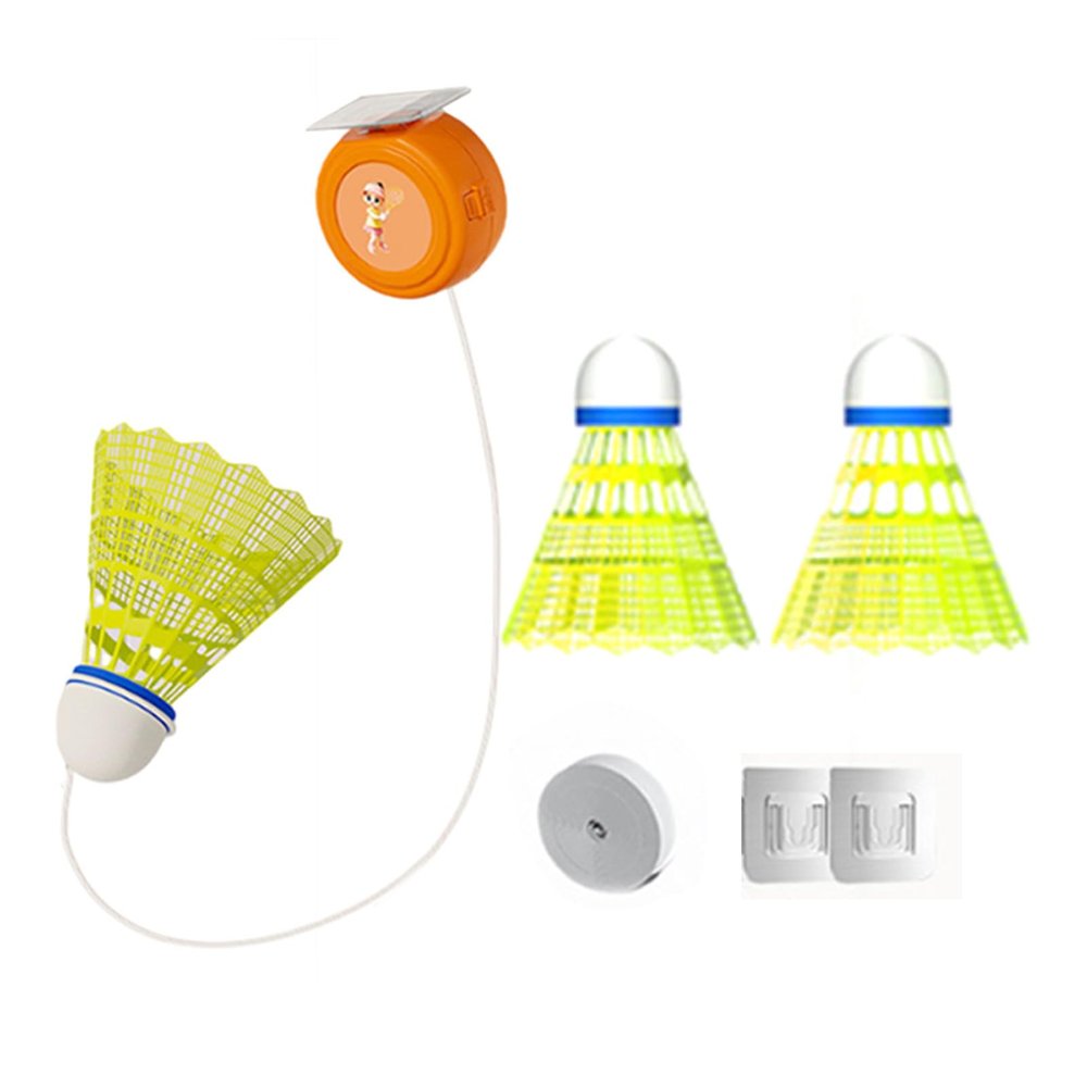GRABLOOM Badminton Trainer Portable Practice Robot Training Shuttlecock Stretch Self-Study Professional Badminton Rebounds Device Shuttlecock Training Tool