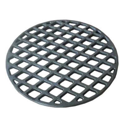 ADSFASF BBQ Stand Grill Pan Stand Cooking Multipurpose Baking Cast Iron Grilling Grate Grilling Roasting Net Stand for Home, Picnic Party Camping, with legs/918 (Color : Without Legs)