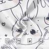 ALAZA Rabbit Bunny on White Boys' Briefs Soft Underwear Available in Sizes 6y view 4
