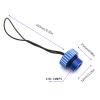 GRABLOOM Aluminum Dust Plug Protector Cap Tank Regulator Protections Cover Scubas Diving Dive DIN Tank Valves Cover Aluminum Dust Plug Protections Cap view 4