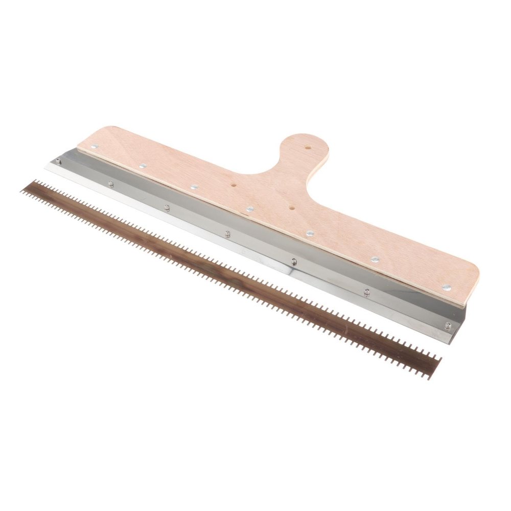 ADSFASF Self-Levelling Cement Tool Epoxy Floor Paint Sturdy Construction Hand Tool Cement Scraper Flooring Gear Rake for Coating Decorating Flooring/397