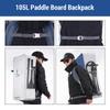 fangzi 105L Paddle Board Backpack Waterproof Large Capacity Portable Oxford Cloth SUP Surfboard Bag, White view 3