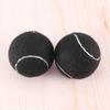 Kqcibz 2 PCS Precut Walker Tennis Ball for Furniture Legs and Floor Protection, Heavy Duty Long Lasting Felt Pad Covering,Black view 4