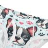 ALAZA Bulldog Paw Print Blue Boys' Briefs Soft Underwear Available in Sizes 8y view 4