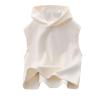 Kids Tank Tops Undershirts Hoodie Sleeveless Shirts for Boys Girls Summer Tee Undershirt for Toddler Girls (White, 5-6 Years) view 1