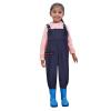 Kids Chest Waders Youth Fishing Waders for Toddler Hunt & Fishing Waders Water Proof Unisex Waders with Rain Boots (Dark Blue, 12-13 Years) view 1